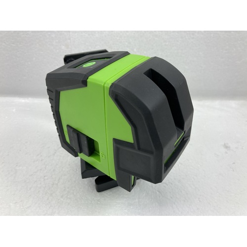 Green Beam Cross Line Laser Level With Plumb Bob Spot
