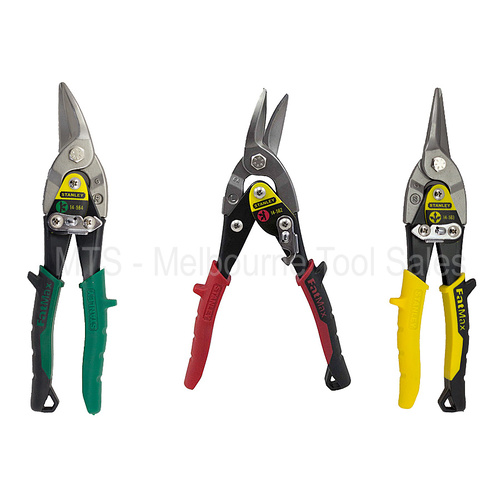 Stanley Fatmax Aviation Snips 3 Piece - Left Right And Straight Cut