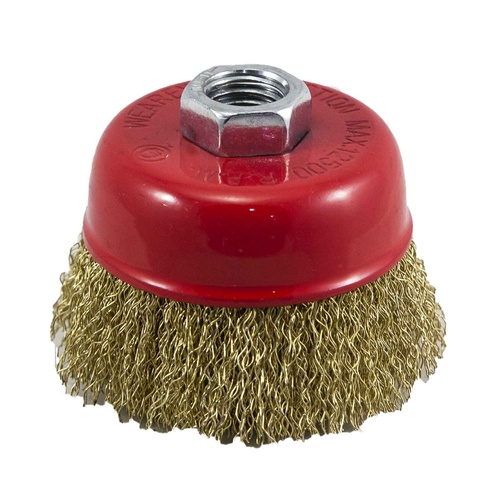 Grinder Cup Wire Brush 75Mm - Spindle Size : M5 / 8-11